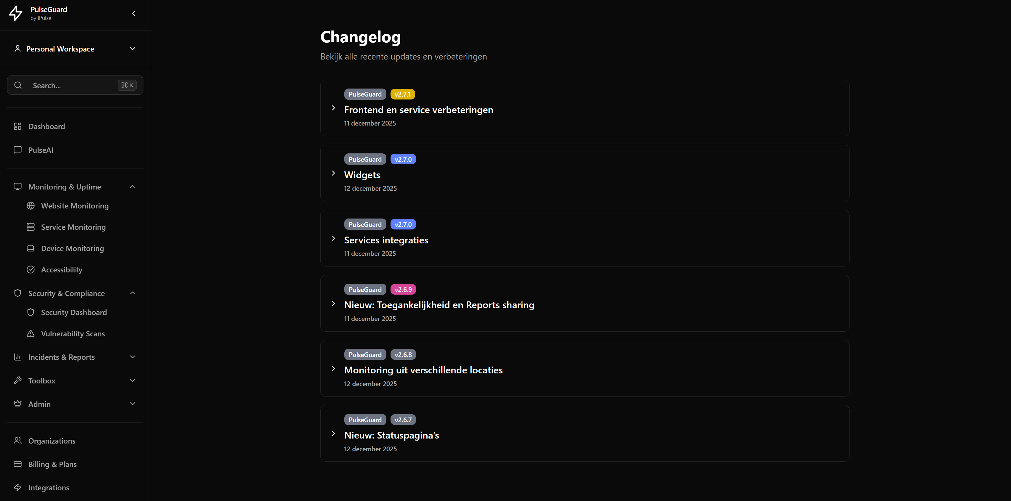 changelog
